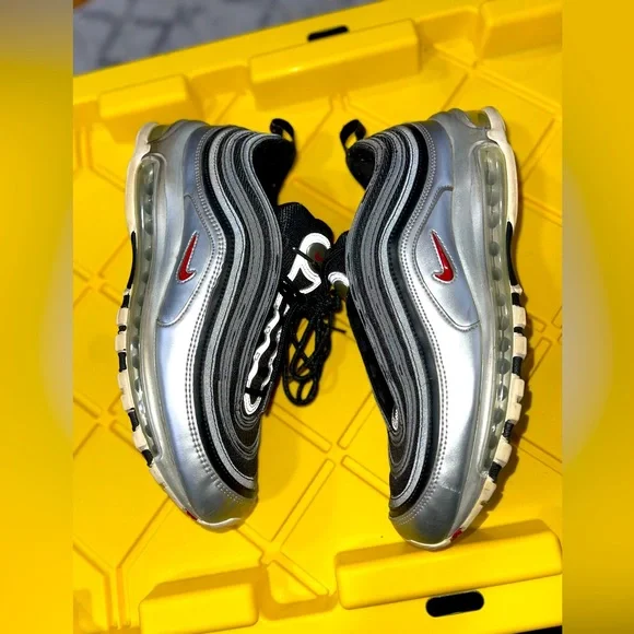 2018 Air Max 97 QS 'B-Sides Metallic Silver - Picture 4 of 8